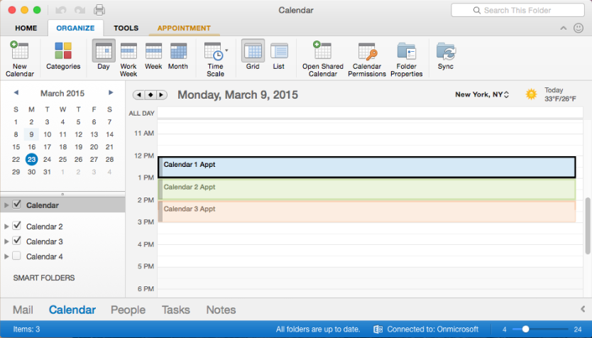 Viewing Calendar Items In List View Outlook For Mac